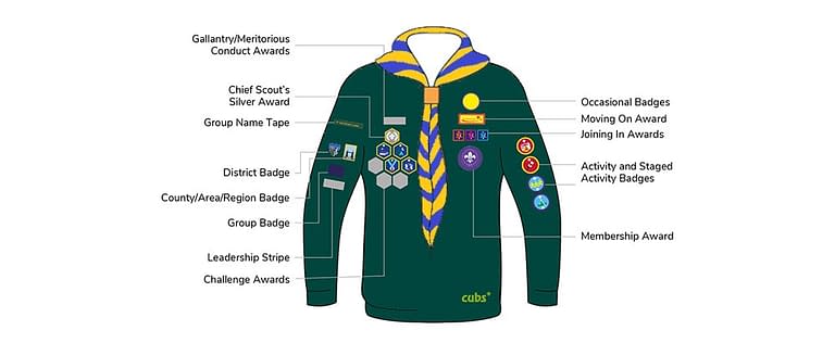 Cub badge placement